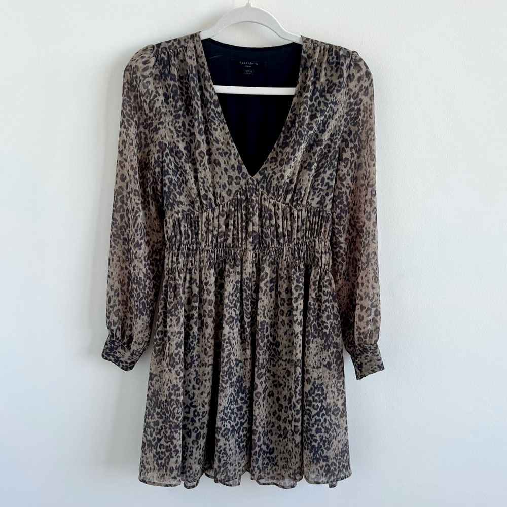 Silk All Saints Dress  - Small